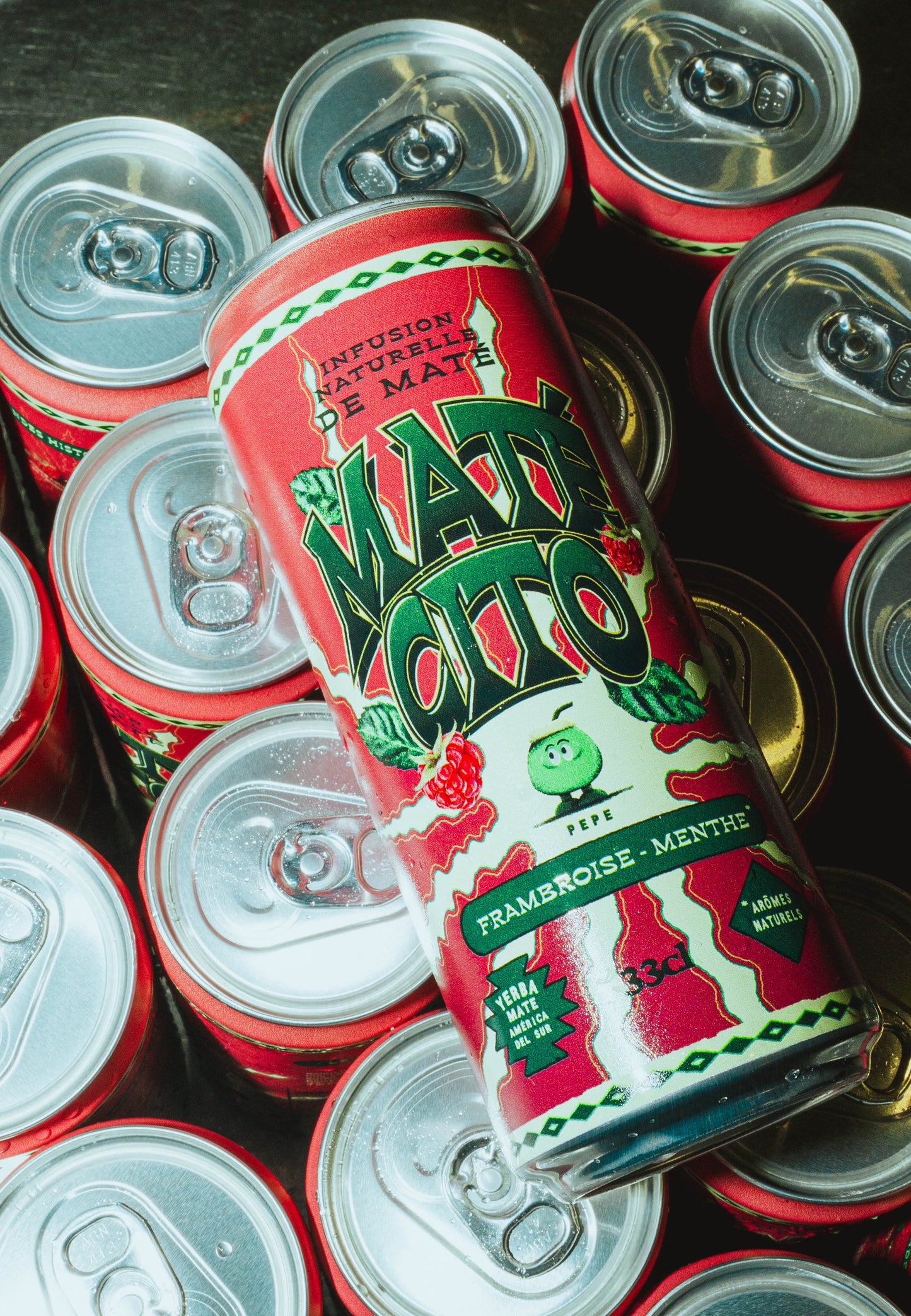 MATÉCITO FRAMBOISE-MENTHE CANETTE (x12)